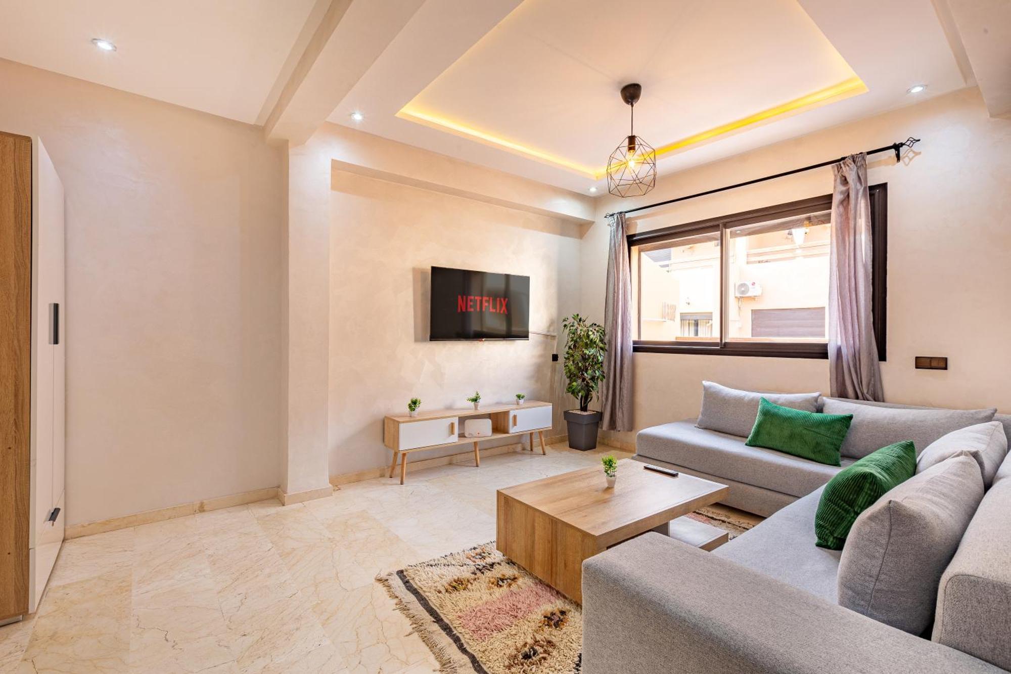 Chic & Cosy Appart Au Centre Ville - 100 % Equipe Marrakesh Exteriör bild